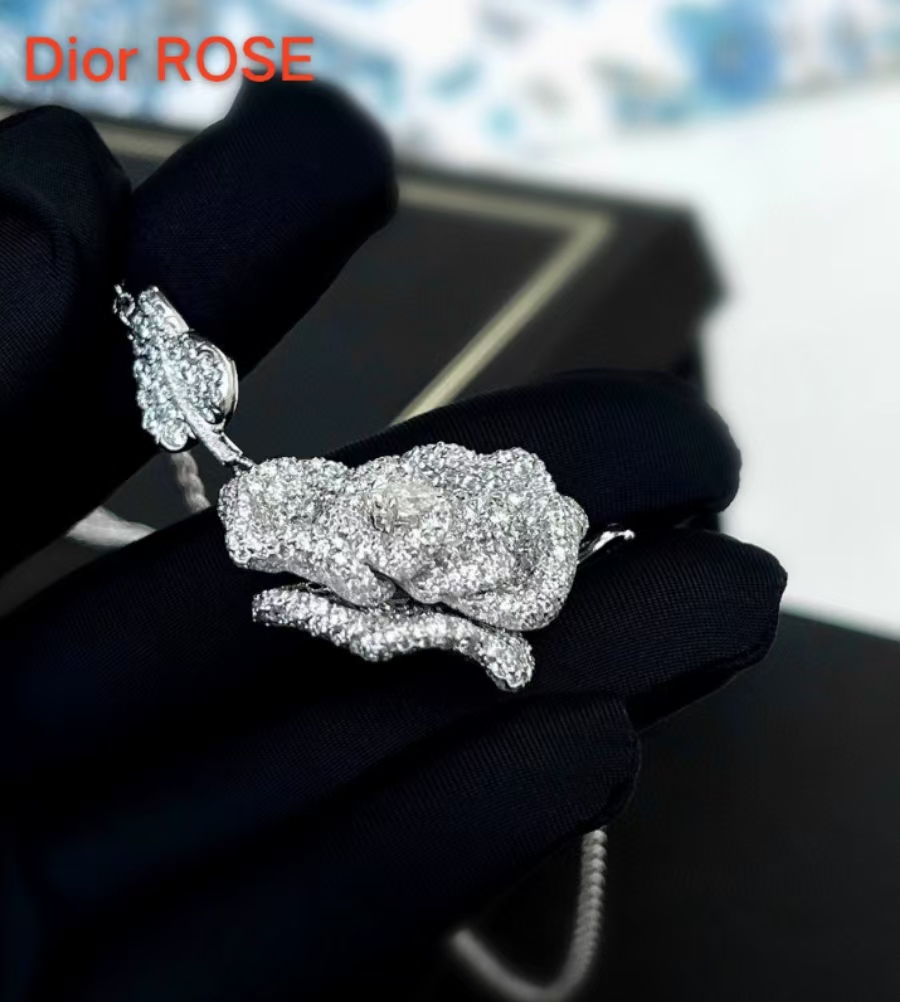 DIOR ROSE Изысканные ювелирные изделия Бриллиантовое ожерелье из роз